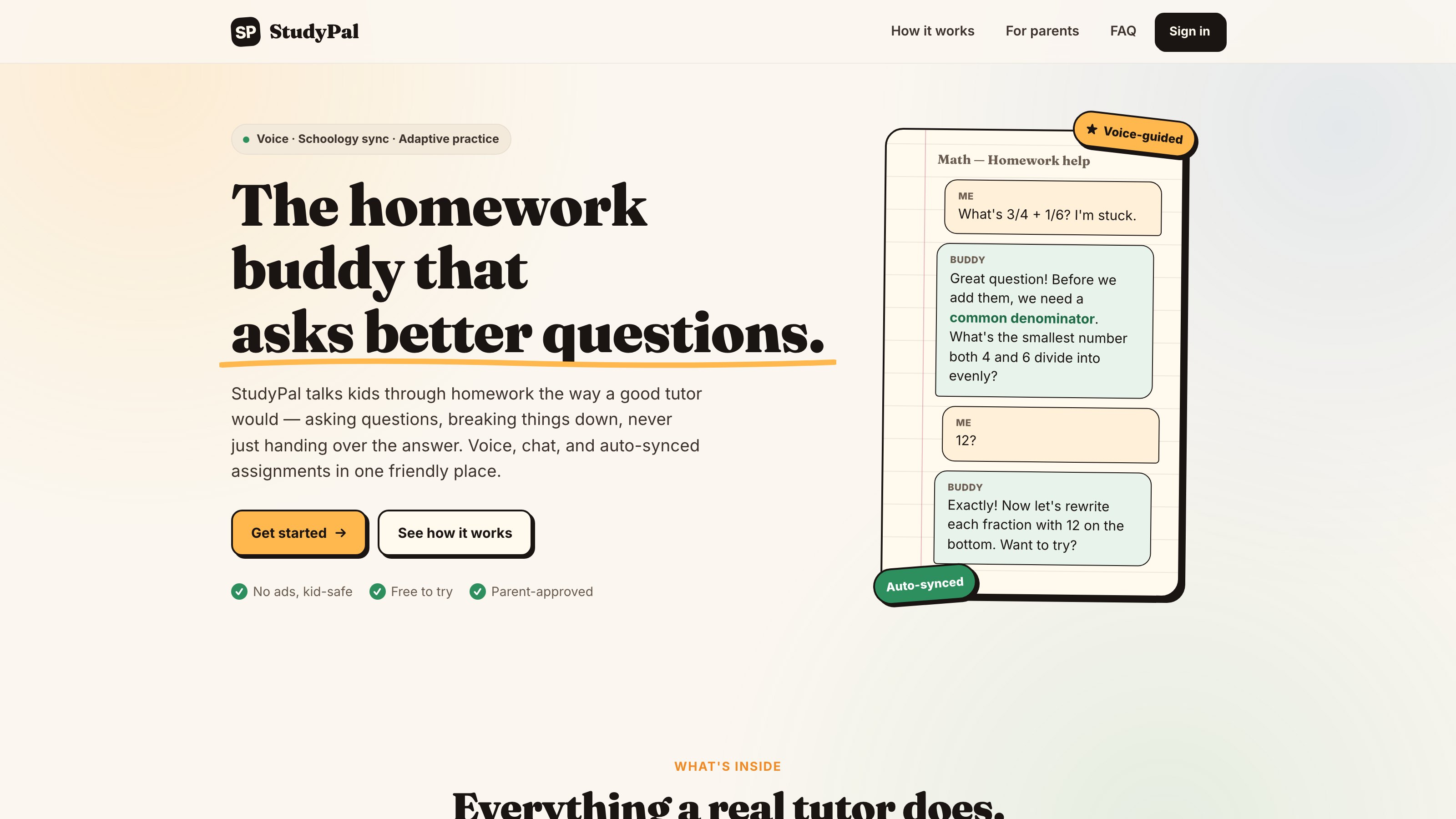 StudyPal product screenshot